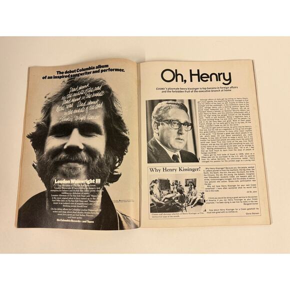 Vintage 1972 Harvard Lampoon Magazine Cosmopolitan Parody Kissinger - Picture 3 of 4